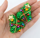 Festive Resin & Acrylic Christmas Tree Components