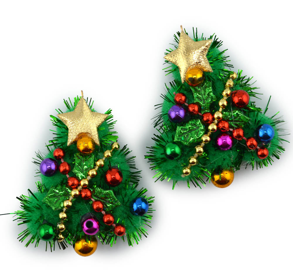 Festive Resin & Acrylic Christmas Tree Components