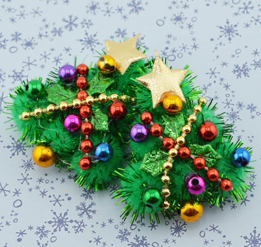 Festive Resin & Acrylic Christmas Tree Components