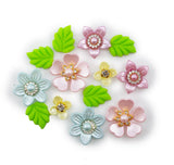 Sparkling Garden Floral Embellishments