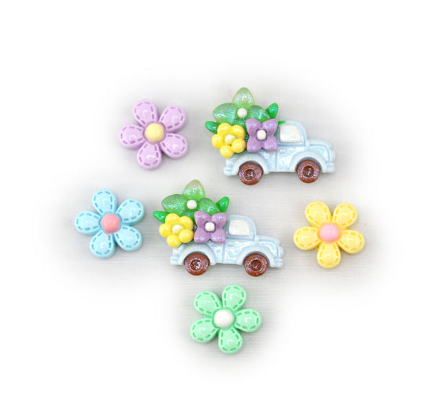 Flower Shop Resin Craft Embellishments
