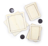 Geometric Shapes Wood Frame Trio with Magnets