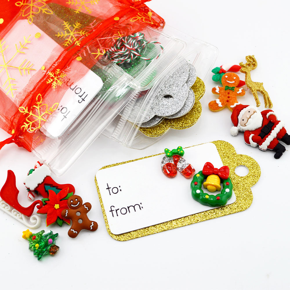 DIY Christmas Gift Tag Kit – Mix & Match Holiday Fun