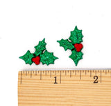 Glitter Holly Holiday Christmas Themed