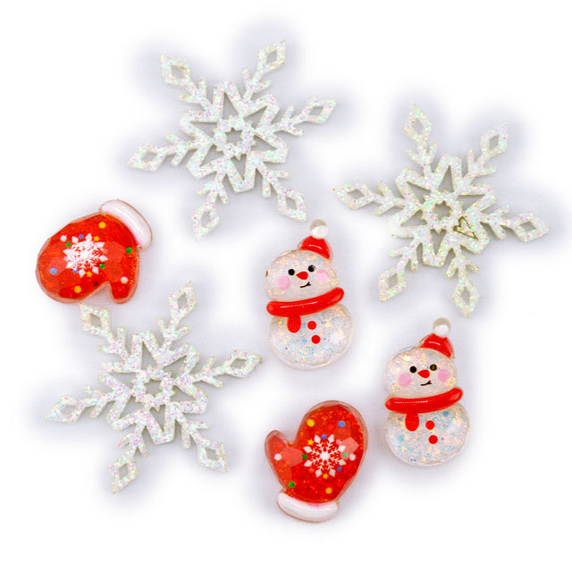 Sparkle & Snow Winter Craft Embellishments