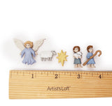 The Good Shepherd Nativity Christmas Religious Themed Buttons