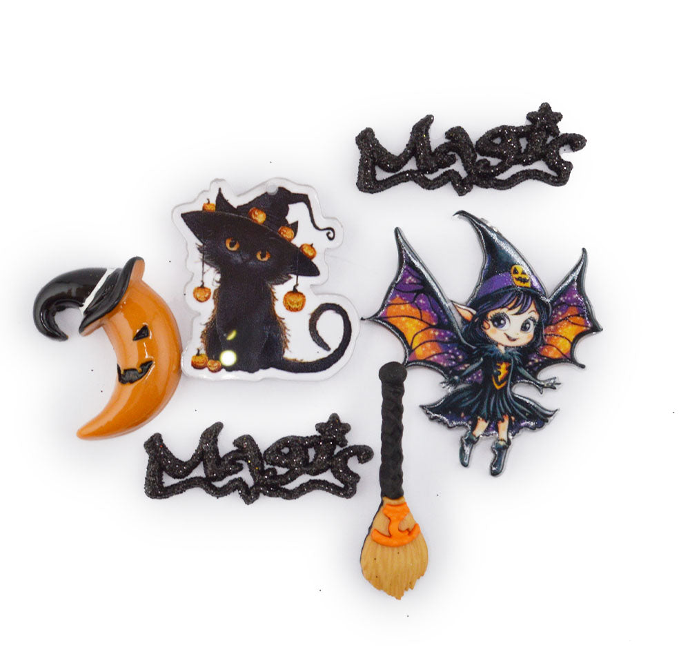 Gothic Fantasy Halloween Craft Embellishments