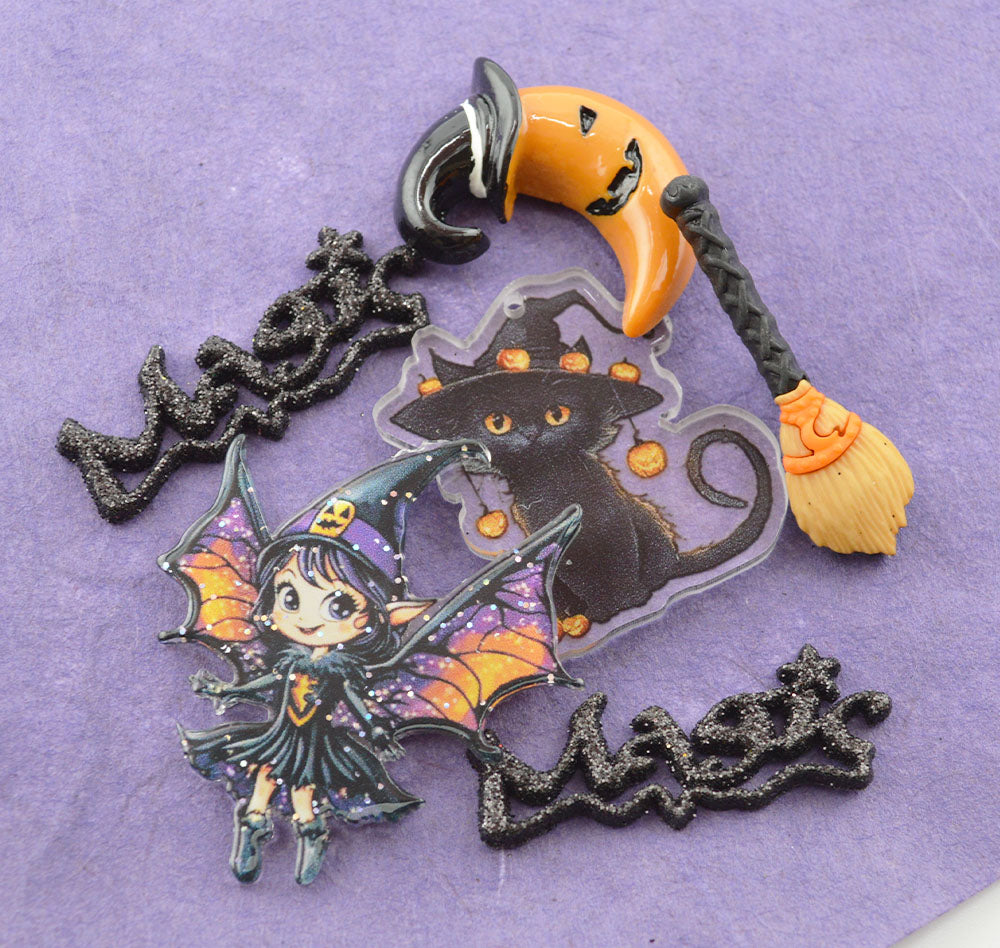 Gothic Fantasy Halloween Craft Embellishments