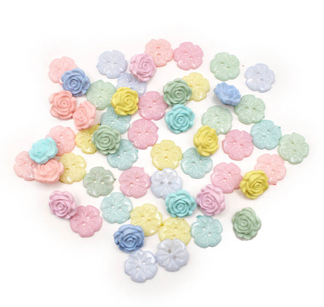 Pastel flowers in a reusable tin