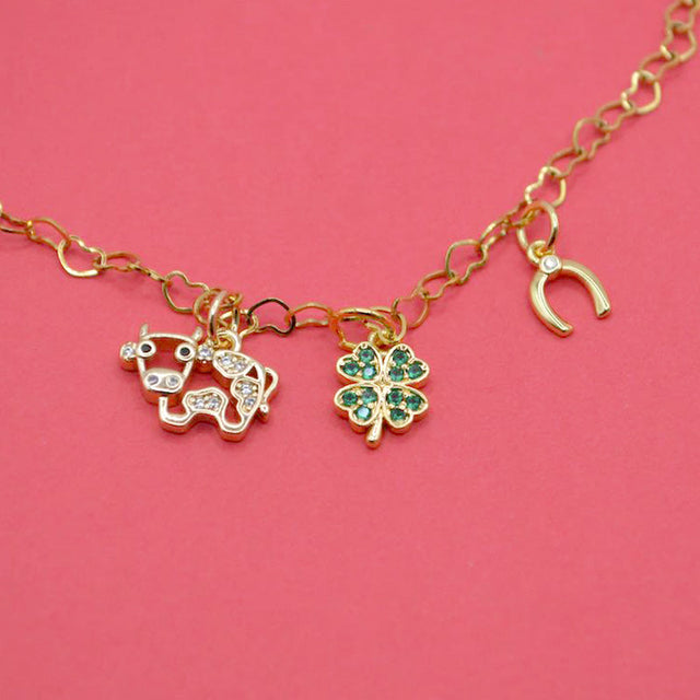 Mini Heart Link Stackable Bracelet