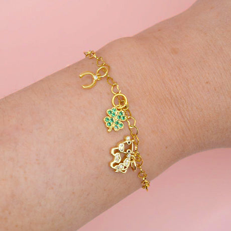 Mini Heart Link Stackable Bracelet