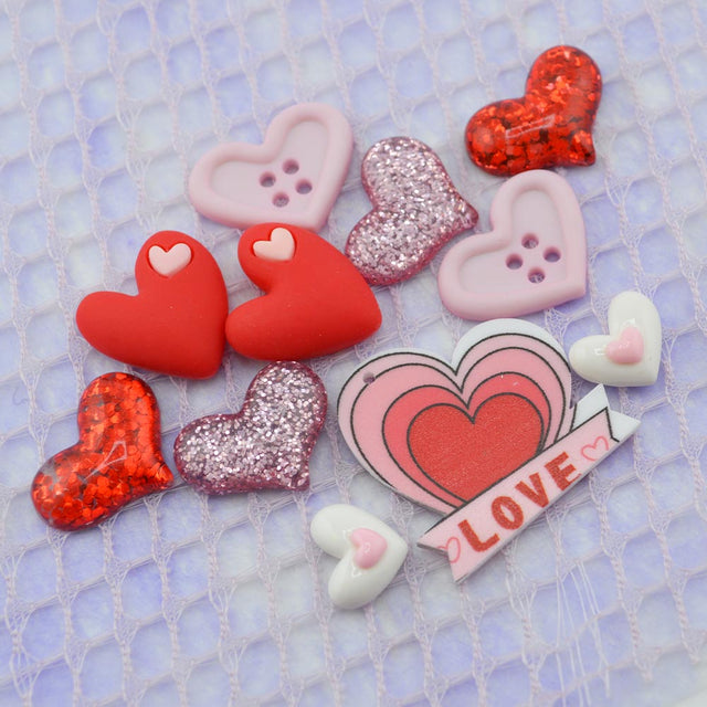 Cupid Heart Burst Craft Embellishments