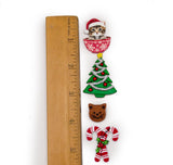 Festive Kitty Charms Embellishment Pack 13 Pieces