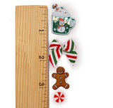Hot Cocoa and Peppermints Mixed Button and Embellishment Pack