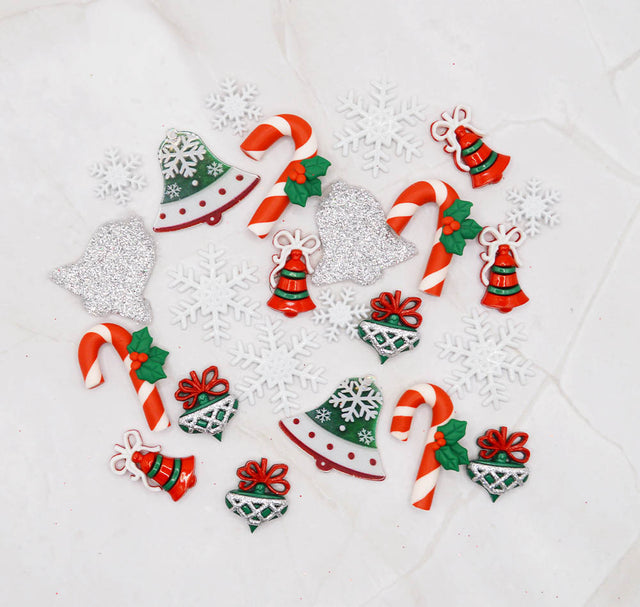 Jingle & Shine Embellishment Pack 24 Pieces