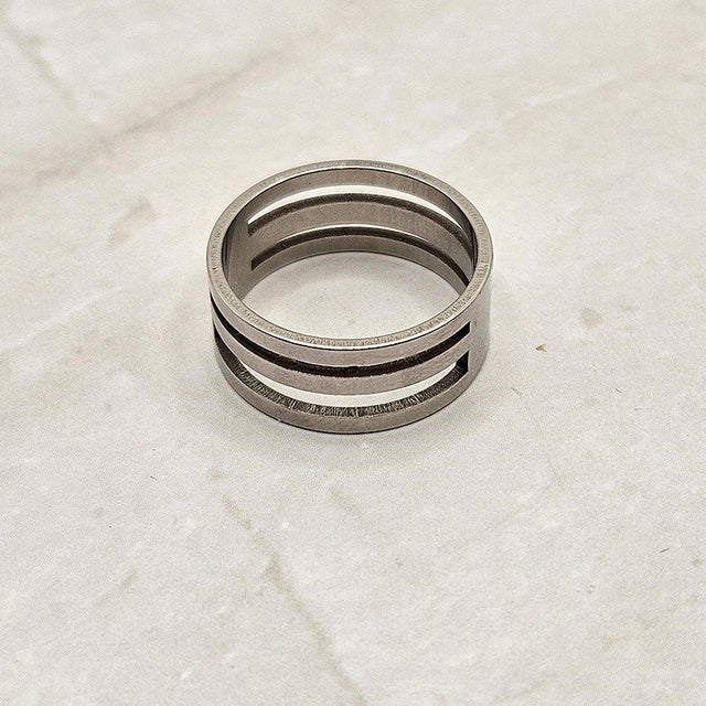Easy Jump Ring Opening Ring in Silver