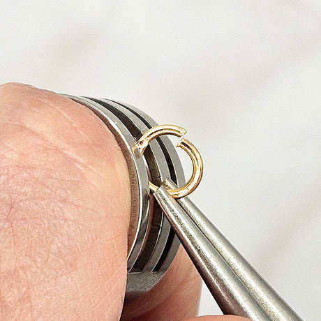 Easy Jump Ring Opening Ring in Silver