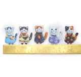 Dressed Up Pretty Kitties Flat Acrylic Embellishments