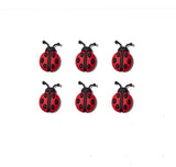 Lucky Ladybug Loop Back Button Pack