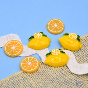 resin lemon craft embellishments for Summer crafts