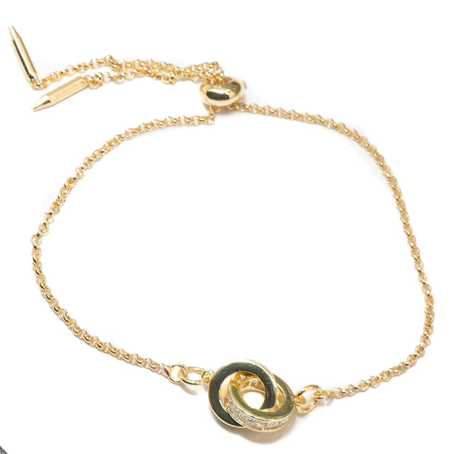Mini Brass Slider Stackable Bracelet