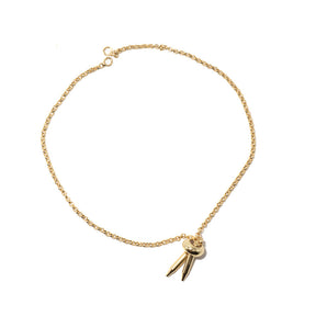 Mini Brass Slider Stackable Bracelet