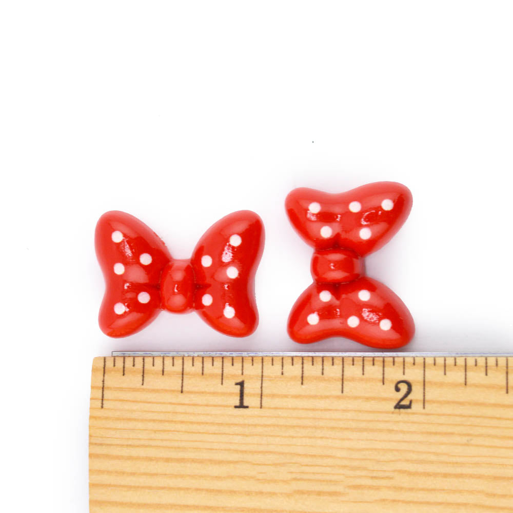 Minnie Polka Dot Red Bow Craft Embellishments