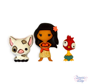 Disney's Moana, Hei Hei and Pua add to children's projects and Hawaiian themed crafts