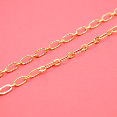 18K Gold Rolo 12-Inch Necklace Chain