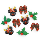 Merry Mouse Minnie Christmas Embellishment Mix