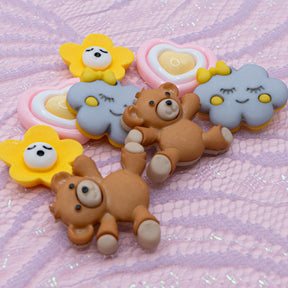 baby girl themed craft buttons for paper or wood crafts