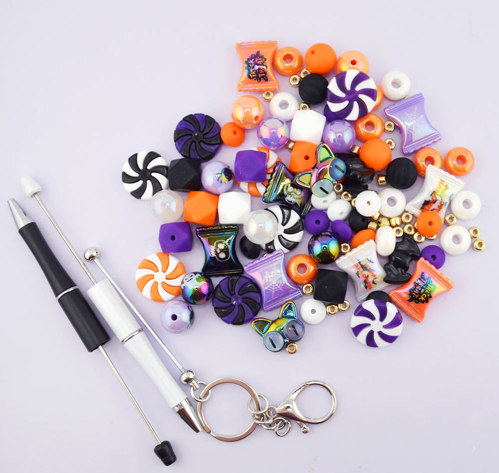 Spooky Sweet Beadable Pen & Keychain Kit
