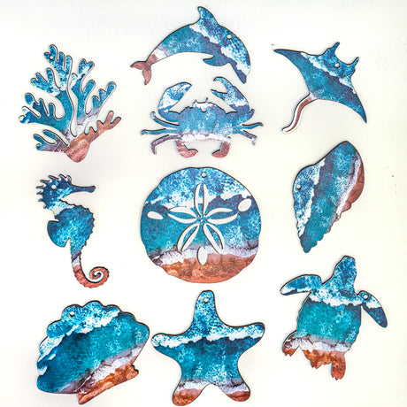 Wood Ocean Creature Embellishments