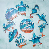 Wood Ocean Creature Embellishments