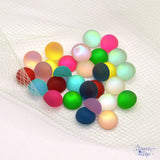 multicolor faux jelly dots with flat back for embellishing paper or wood crafts