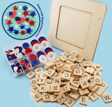Patriotic Button Frame DIY Assortment