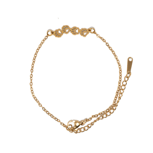 Pawprints Stackable Bracelet