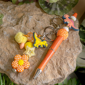 Pen & Keychain Kit in Amber Sun