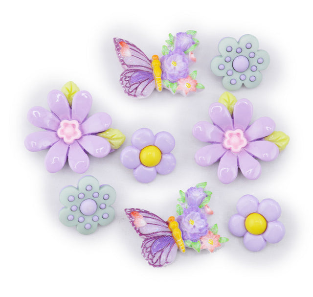 Violet Daydream Craft Embellishment Pack