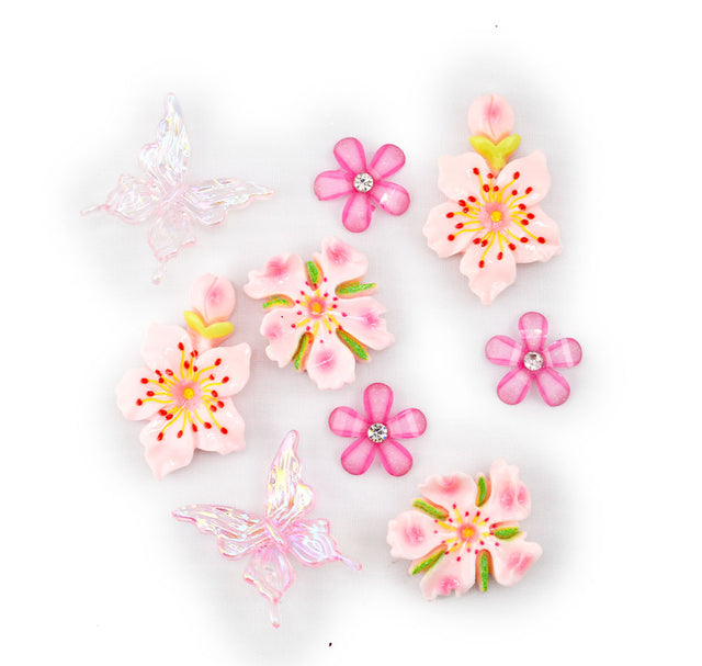 Princess Petals Resin Craft Embellishments
