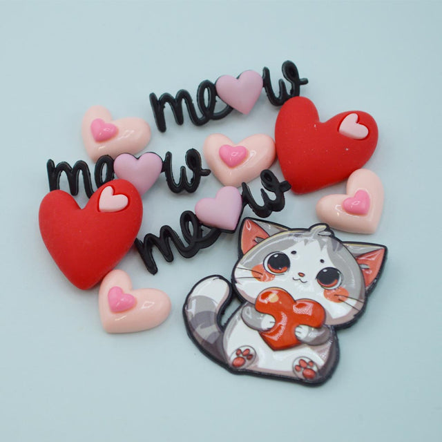 Love Letter Kitty Craft Embellishments