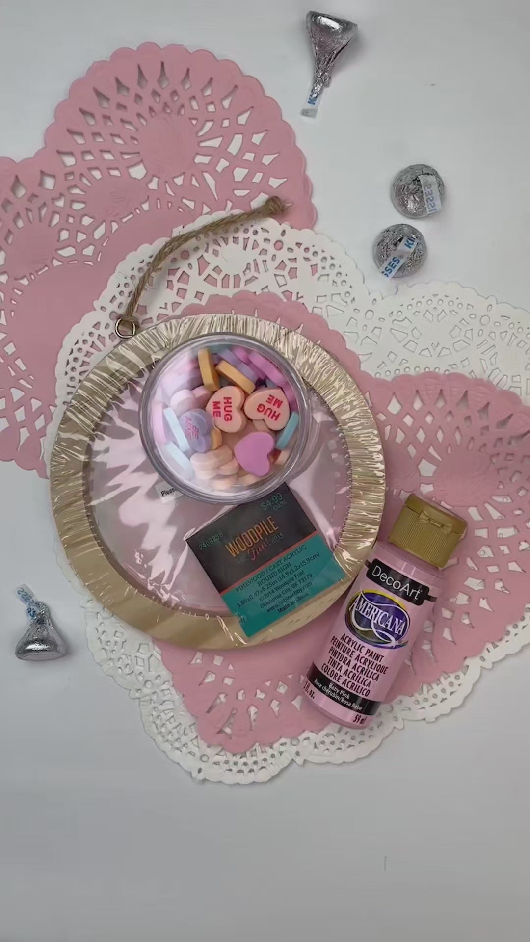 Valentine Candy Resin Bundle Heart Themed Embellishments