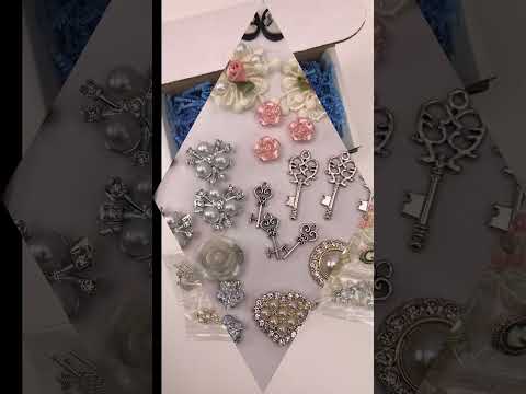 12 Pack Victorian Embellishment Bundle – 50 Pieces