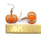 Zinc Alloy Pumpkin Dangle Earrings