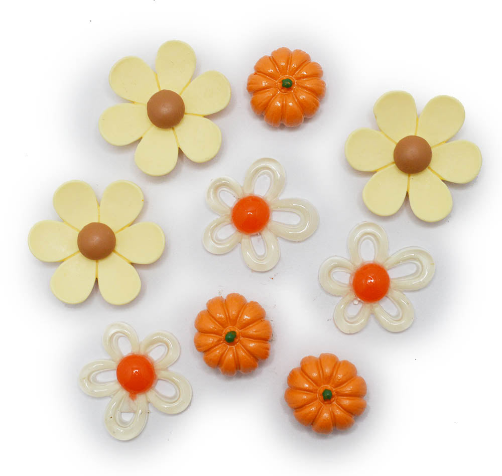 Autumn Blossom Craft Embellishment Pack
