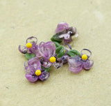 Violet Bloom Resin Flowers