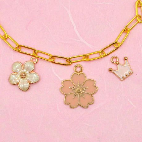 Queen of the Cherry Blossoms Charm Set