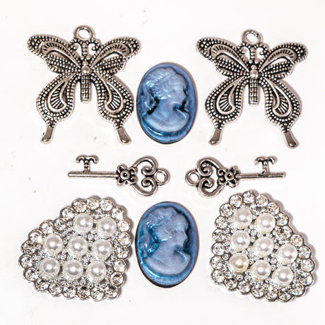 Blue Cameo Vintage Assortment