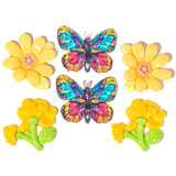 Buttercup Blooms Resin Craft Embellishments