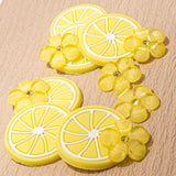 Shining Citrus Summer Themed Orange Fruit Embellishments